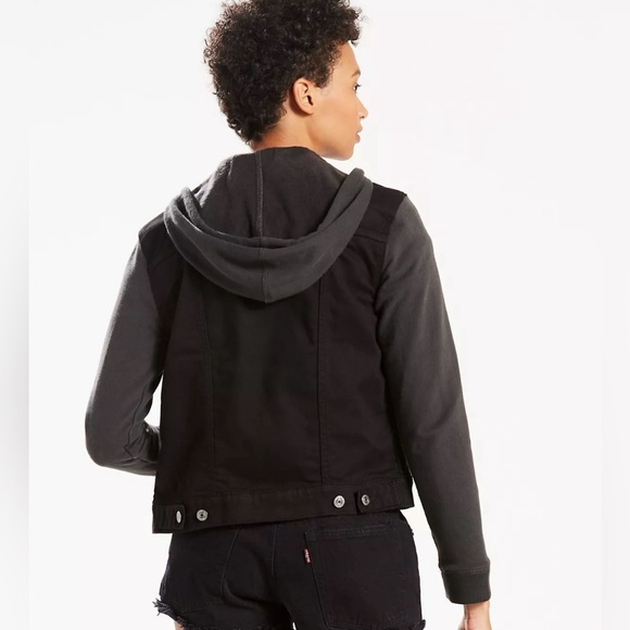 Levi’s HYBRID ORIGINAL TRUCKER JACKET Size Medium - Picture 2 of 7